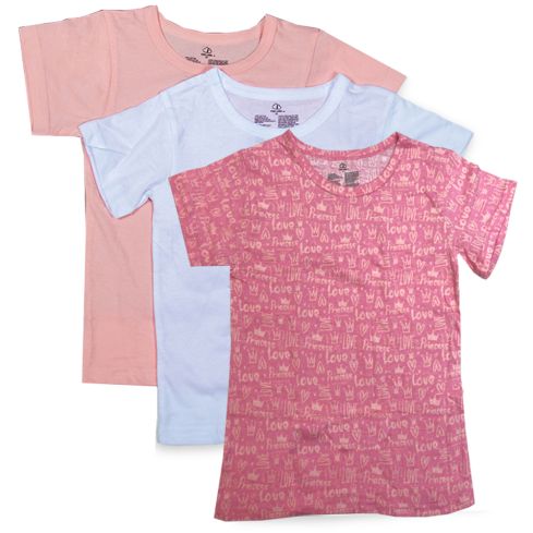 3 Pack Girls T-Shirts