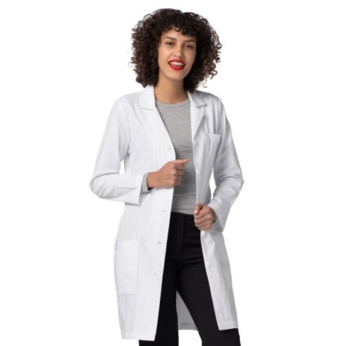 Adar Womens 36" Slim-Fit Lab Coat