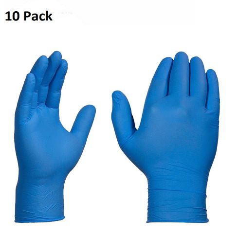 Blue Nitrile Gloves (10 Pack)