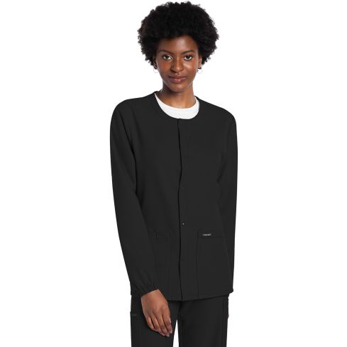 Cherokee Unisex Snap Front Warm Up Jacket