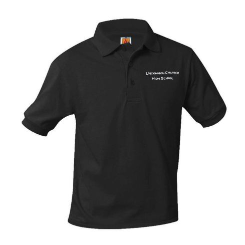 Embroidered School Uniform Short Sleeve Unisex Jersey Polo