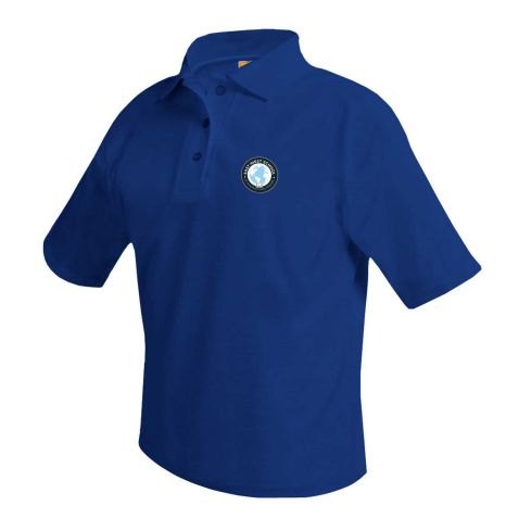 Embroidered Short Sleeve Jersey Polo