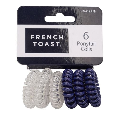 French Toast 6 Pack Ponytail Coils