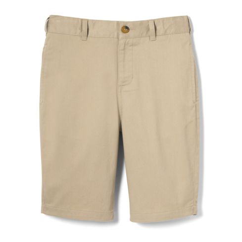 French Toast Adjustable Waist Stretch Flat Front Shorts