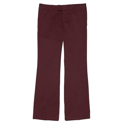 French Toast Adjustable Waist Twill Bootcut Pant