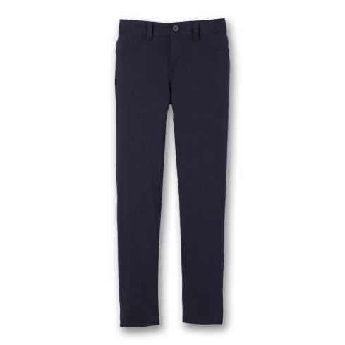 French Toast Girls Adjustable Waist 5 Pocket Stretch Ponte Knit Skinny Pants