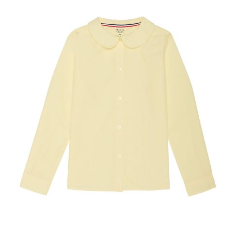 French Toast Long Sleeve Modern Peter Pan Collar Blouse