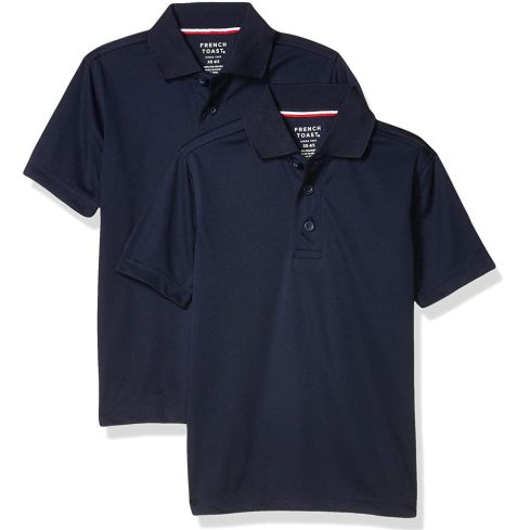 French Toast Short Sleeve Sport Polo 2 Pack