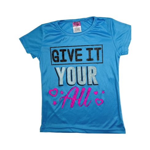 Give It Your All Print S/S Top