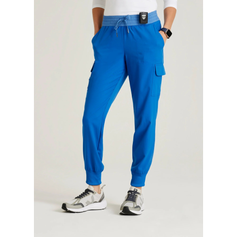 Grey's Anatomy Spandex Stretch Women's 5 Pocket Two-Toned Jogger