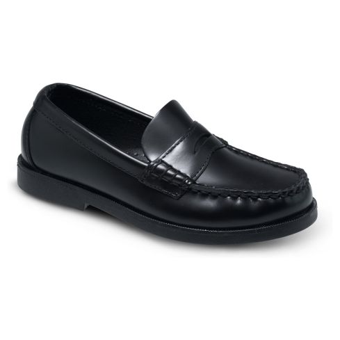 Hush Puppies Boys Penny Loafer Leather School Shoes