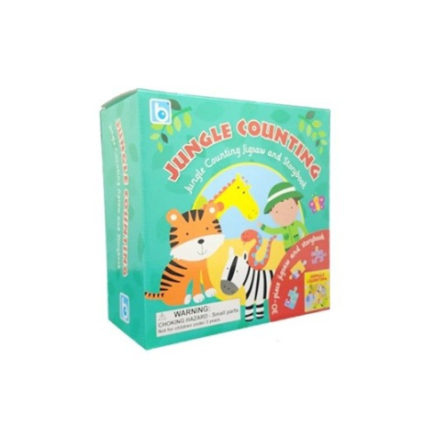 Jungle Counting book & Jigsaw boxset