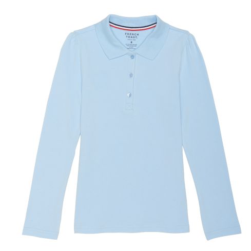 Long Sleeve Stretch Pique Polo