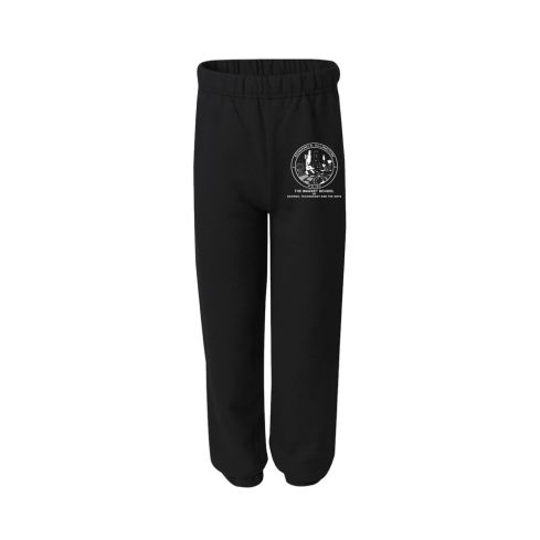 Printed Black 8 oz NuBlend Fleece Sweatpants