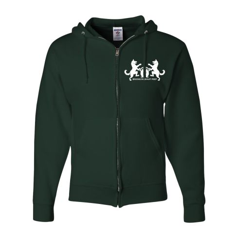Printed Forest 8 oz. NuBlend Fleece Full-Zip Hood Sweatshirt