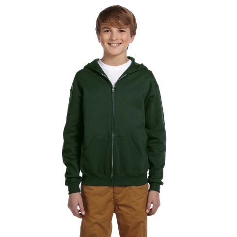 Printed Forest 8 oz. NuBlend Fleece Full-Zip Hood Sweatshirt