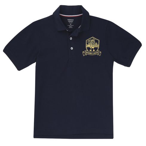 Printed French Toast  Short Sleeve Pique Polo Shirt