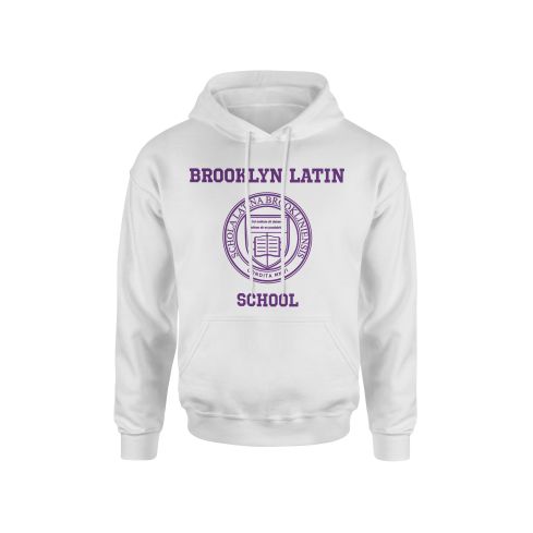 Printed Hooded Pullover - The Brooklyn Latin School
