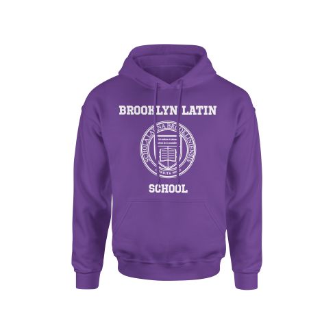 Printed Hooded Pullover - The Brooklyn Latin School