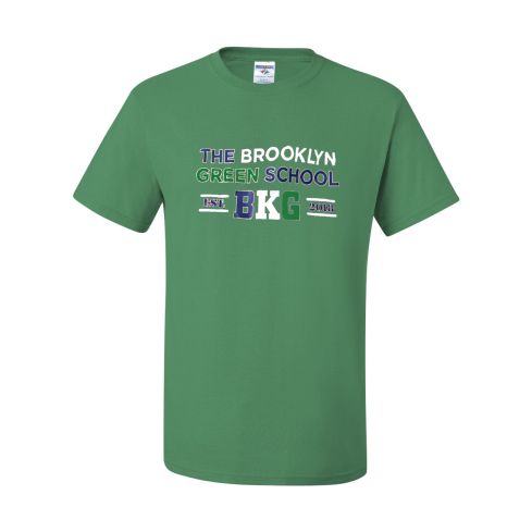 Printed Kellygreen Short Sleeves 5.6 Oz. Dri-Power Active T-Shirt