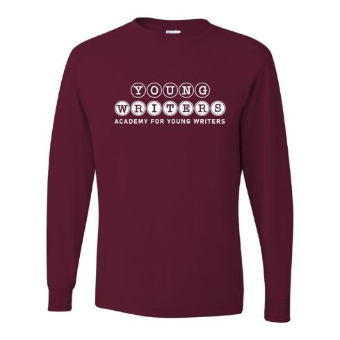 Printed Maroon Long Sleeve T-Shirt