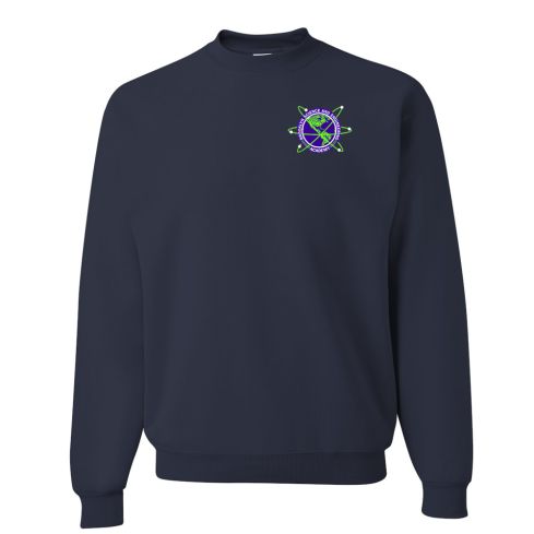 Printed Navy 8 oz. NuBlend Fleece Crew Sweatshirt (8 Grade)