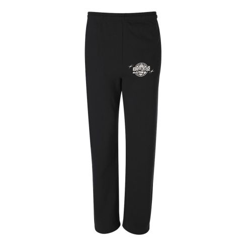 Printed Open Bottom Pocket Sweatpants