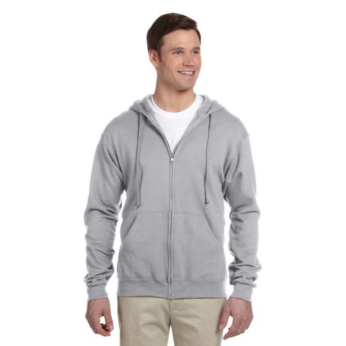 Printed Oxford 8 oz. NuBlend Fleece Full-Zip Hood Sweatshirt