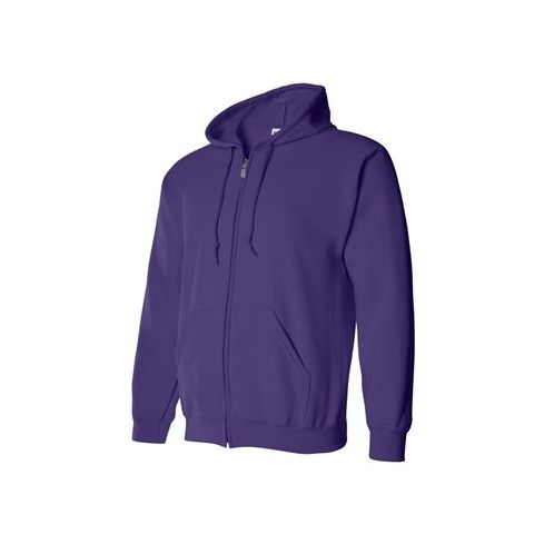 Printed Purple 8 oz. NuBlend Fleece Full-Zip Hood Sweatshirt