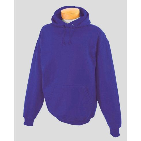 Printed Purple 8 oz. NuBlend Fleece Pullover Hood Sweatshirt