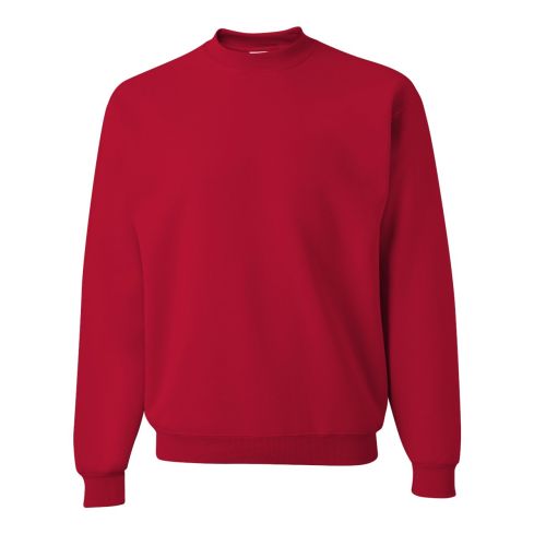 Printed Red 8 oz. NuBlend Fleece Crew Sweatshirt