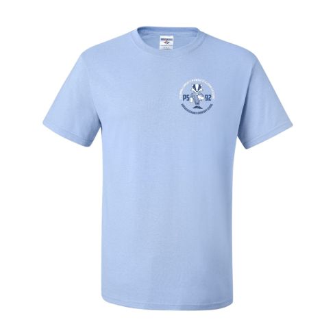 Printed Short Sleeves Light BlueT-Shirt