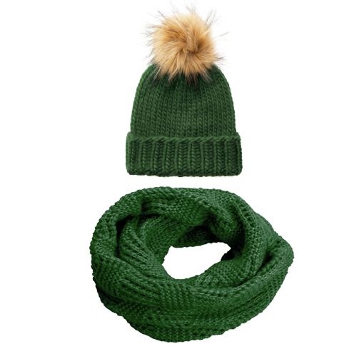 Rampage 2 Piece Beanie and Scarf Set