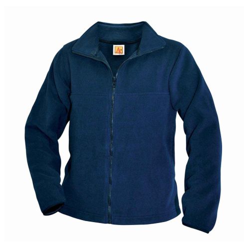 School Uniform Unisex Fleece Full Zip Front Jacket