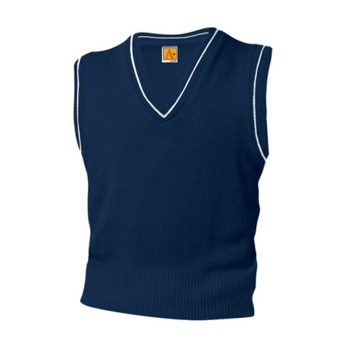 School Uniform Unisex V-Neck Jersey Sweater Vest