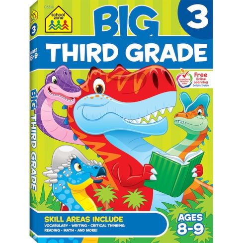 School Zone Big Workbook Third Grade
