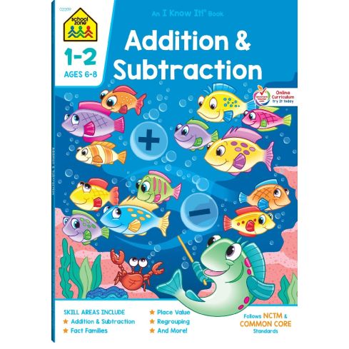 School Zone Publishing Addition Subtraction Workbook