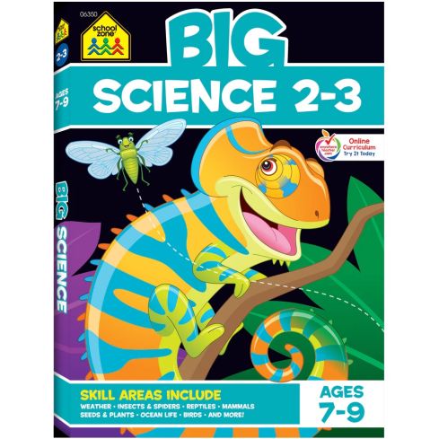 School Zone Publishing Big Science Grades 2-3 Workbook