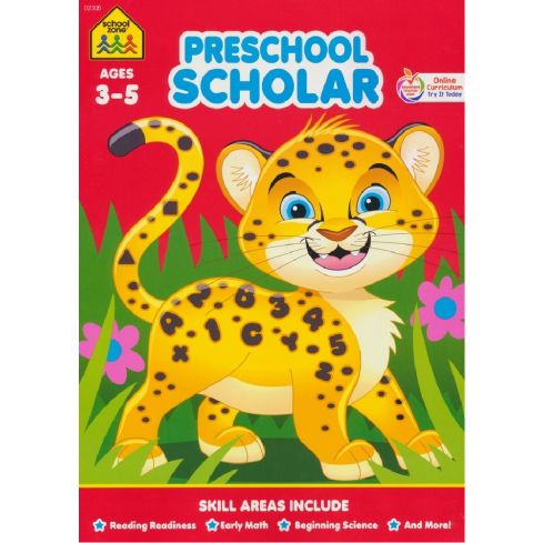 School Zone Publishing Kindergarten Scholar Workbook