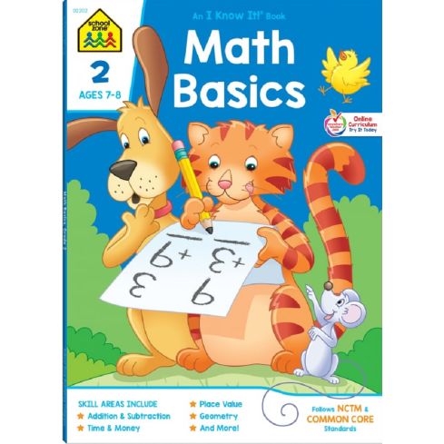 School Zone Publishing Math Basics 2 Workbook