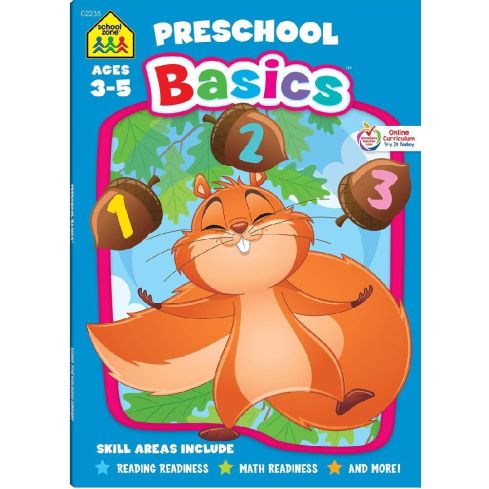 School Zone Publishing Preschool Basics Workbook