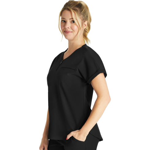 Allura Reserve Women's Zip V-Neck Tuckable Top