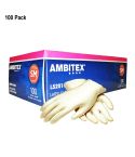 Ambitex Latex Gloves (100-Pack)