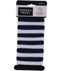 French Toast Girls Ponytail Ties (12-Pack)