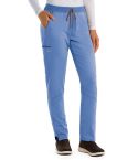Greys Anatomy Womens Active Stretch 3-Pocket Knit Waist Midrise Cargo Pant