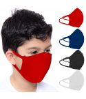 Kids Elastic Fabric Reusable Face Mask (2 Pack)