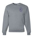 Printed Oxford 8 oz. NuBlend Fleece Crew Sweatshirt