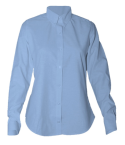 School Uniform Girls Long Sleeve Fitted Overblouse