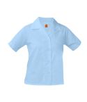School Uniform Girls Short Sleeve Pointed Collar Blouse