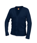 School Uniform Unisex V-Neck Cardigan Sweater